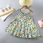 JF White Printed Frock FD6089F